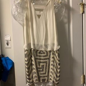 Parker size small dress with beaded skirt